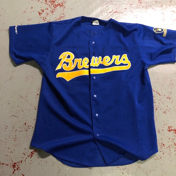 vintage brewers jersey
